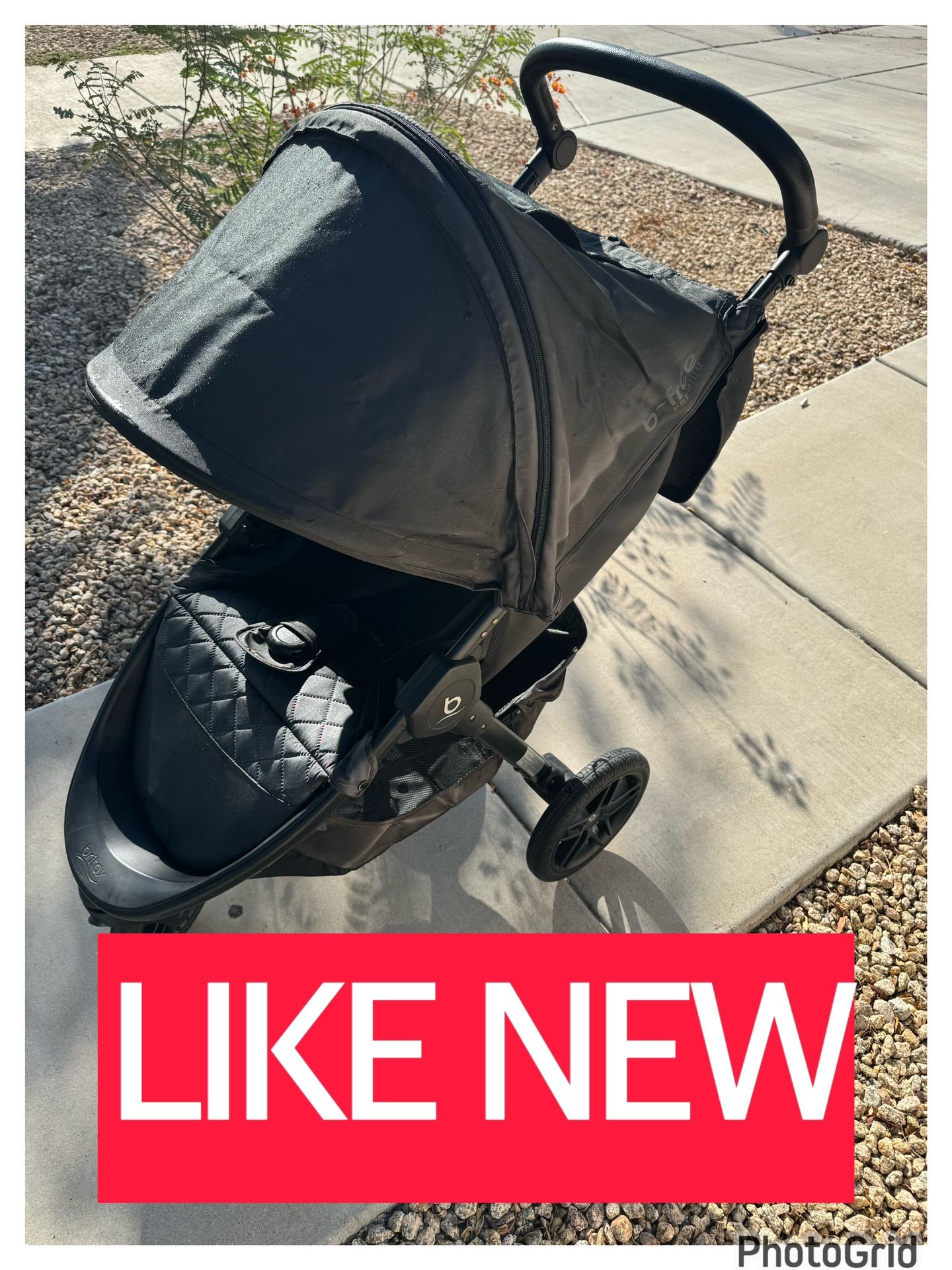 Britax B-Free Premium Stroller, Black Shimmer