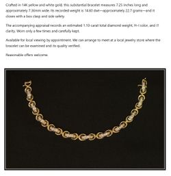 Diamond Tennis Bracelet - Offered at $2950 in Temecula