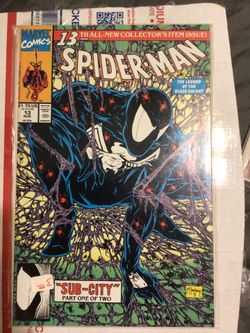 SPIDER-MAN #13 "SUB-CITY" PART I CLASSIC COVER TODD MCFARLANE STORY COVER & ART