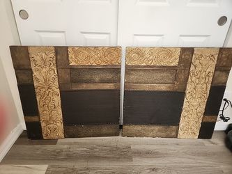 Set of 2 vintage antique picture frame
