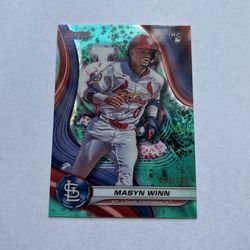 2024 Bowmans Best Masyn Winn Rookie Aqua Lava SSP #23/199!