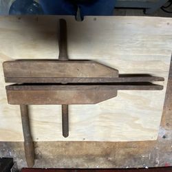 Antique Wooden Clamps 