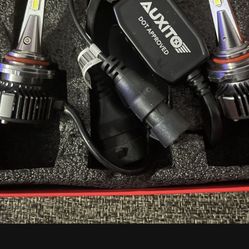 LED Headlight Bulbs 40000LM, NOVSIGHT 2022 Upgrade 900% Brighter 6500K Cool White 9007/HB5 LED Headlights High and Low Beam Conversion Kit 200W Super 