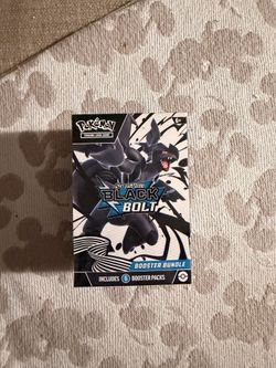 Pokemon Trading Card Black Bolt Booster Bundle
