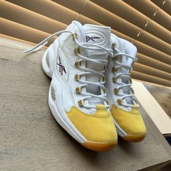 Reebok Question Mid “Yellow Toe” 