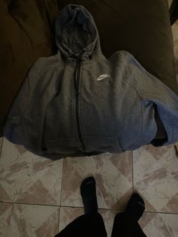 Gray nike hoodie
