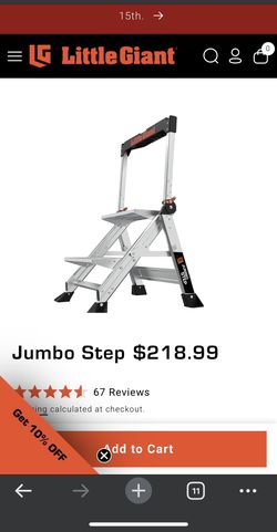 Little Giant Ladder, Jumbo Step