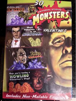Universal Monsters Valentines (Sealed)