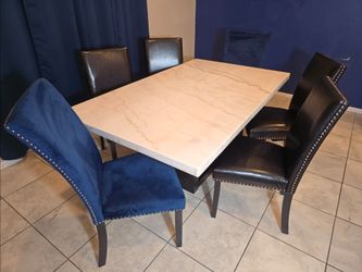 Real Marble Dining Set