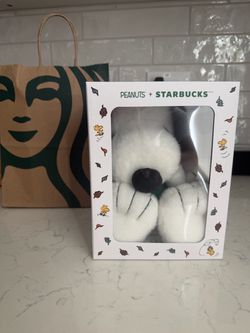 Peanuts x Starbucks Snoopy Plush Toy