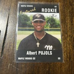 2000 Just Baseball Albert Pujols Maple Woods Rookie Card #33 