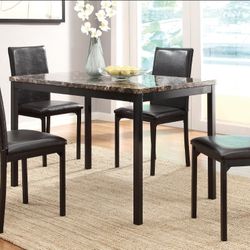 Tempe Marbled Dining Set 
