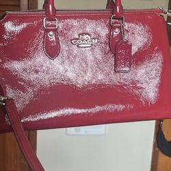 Red Coach Bag 