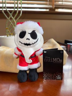 Disney nuiMOs Nightmare Before Christmas Jack Skellington Santa Plush