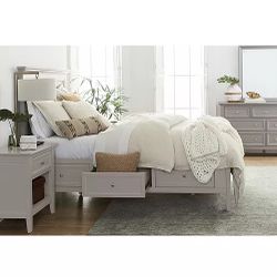 Queen Storage Bedroom Set (Bed, Nightstand, Dresser With Mirror)
