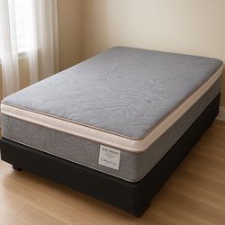 Full Size Mattress 14 Inches Thick Pillow Top Also Available in Twin, Queen, King. Same Day Delivery 🚚 New From Factory With its Plastic