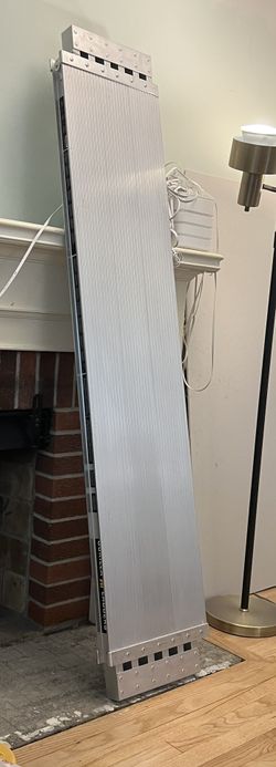 Gorilla Ladders Compact Adjustable Aluminum Scaffolding Work Plank, From 6 ft to 14 ft Lengths, 14.5 in. Wide, 250 lbs. Load Capacity