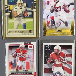 🏈 5 Card (4 Rookies) RB Jonathan Taylor Cards