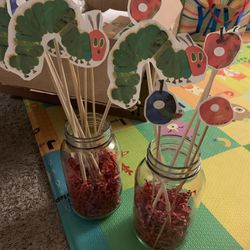 Hungry Caterpillar Theme Party- Table Decor / Centerpieces