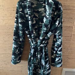 Camo Pattern Bathrobe Teen