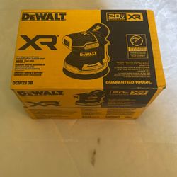DEWALT XR 20-Volt Brushless Variable Speed Random orbital Cordless Sander with Dust Management
