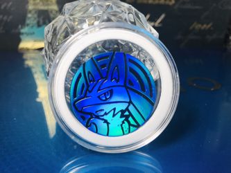 POKEMON COIN HOLOGRAM TRADING COIN LUCARIO