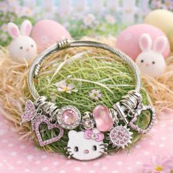 🐇🐇 Pink Hello Kitty Charms Bracelet 🐇🐇
