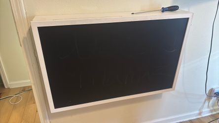 Chalk board/desk shelf