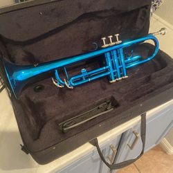 Eastrock Bb Trumpet, Sea Blue w/ Case