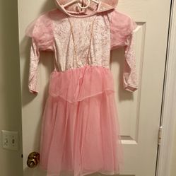 Pink Princess Child Dress Size L