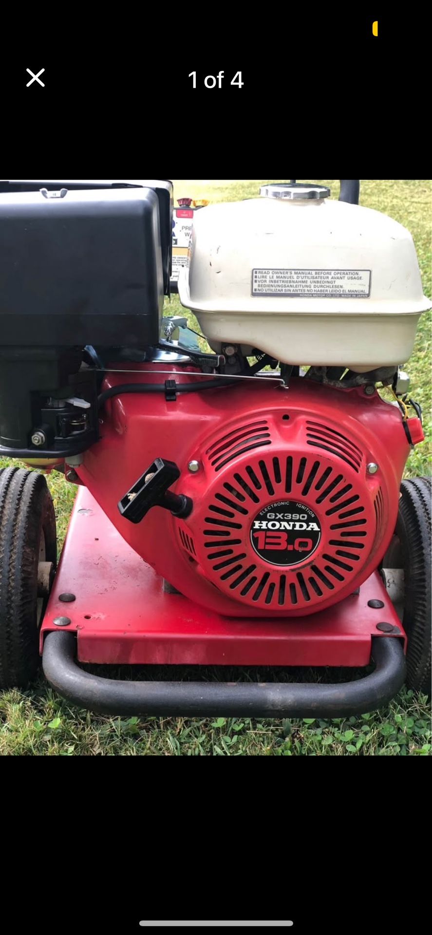 Honda GX390 Pressure Washer