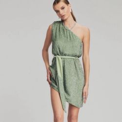 Retrofete Green Sequin Dress