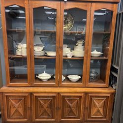 Glass door cabinet