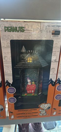 Peanuts Halloween Lantern with Lights and Music