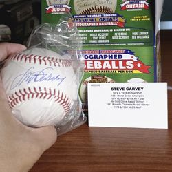 Steve Garvey Autographed Baseball