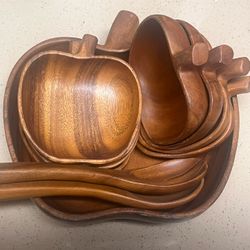 Vintage Monkey POD Bowl Serving Set