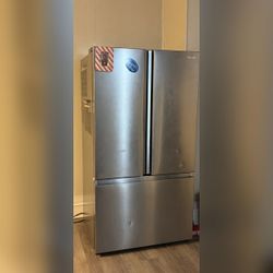 Signature Refrigerator, Stainless Steel Side-by-Side Bottom Freezer - Like New - Greensboro, NC