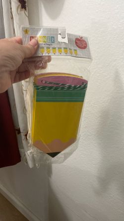 Wood Pencil Banner 60 Inches Long