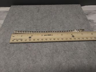 10 kt gold with diamond bracelet