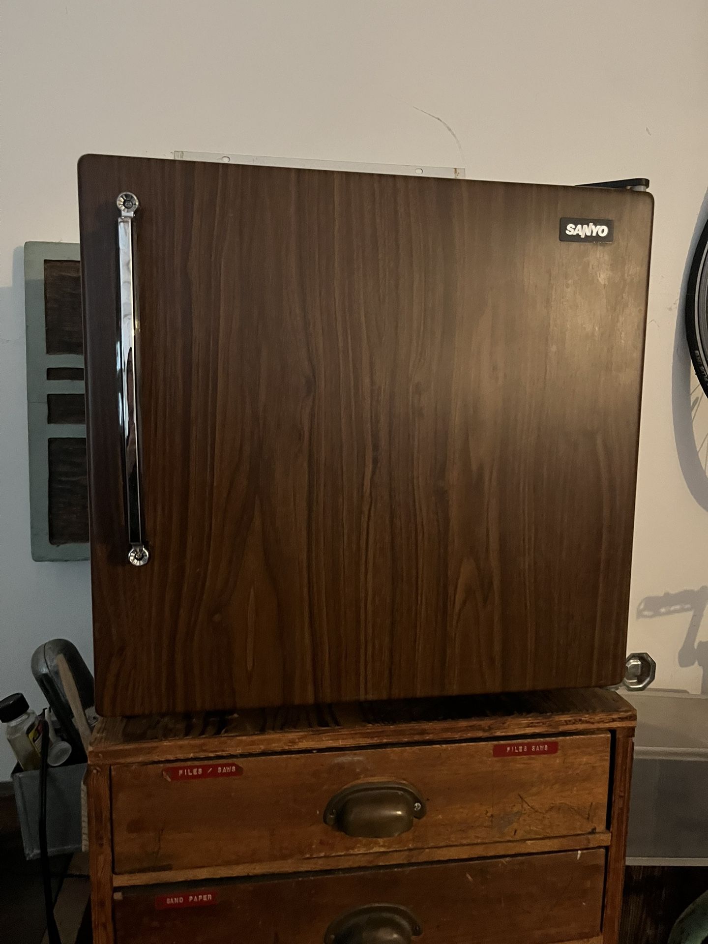 Vintage Mini Fridge
