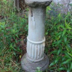 concrete table stand or umbrella holder