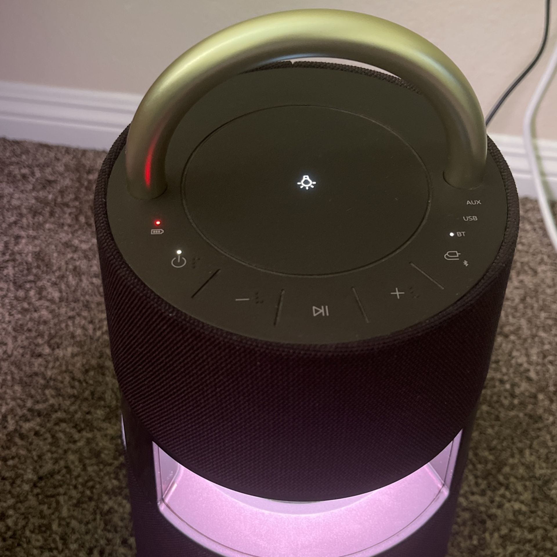 Lg X boom RP4 Portable Bluetooth Speaker- Burgundy