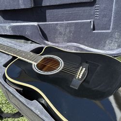 Black Flawless Esteban Guitar + Case