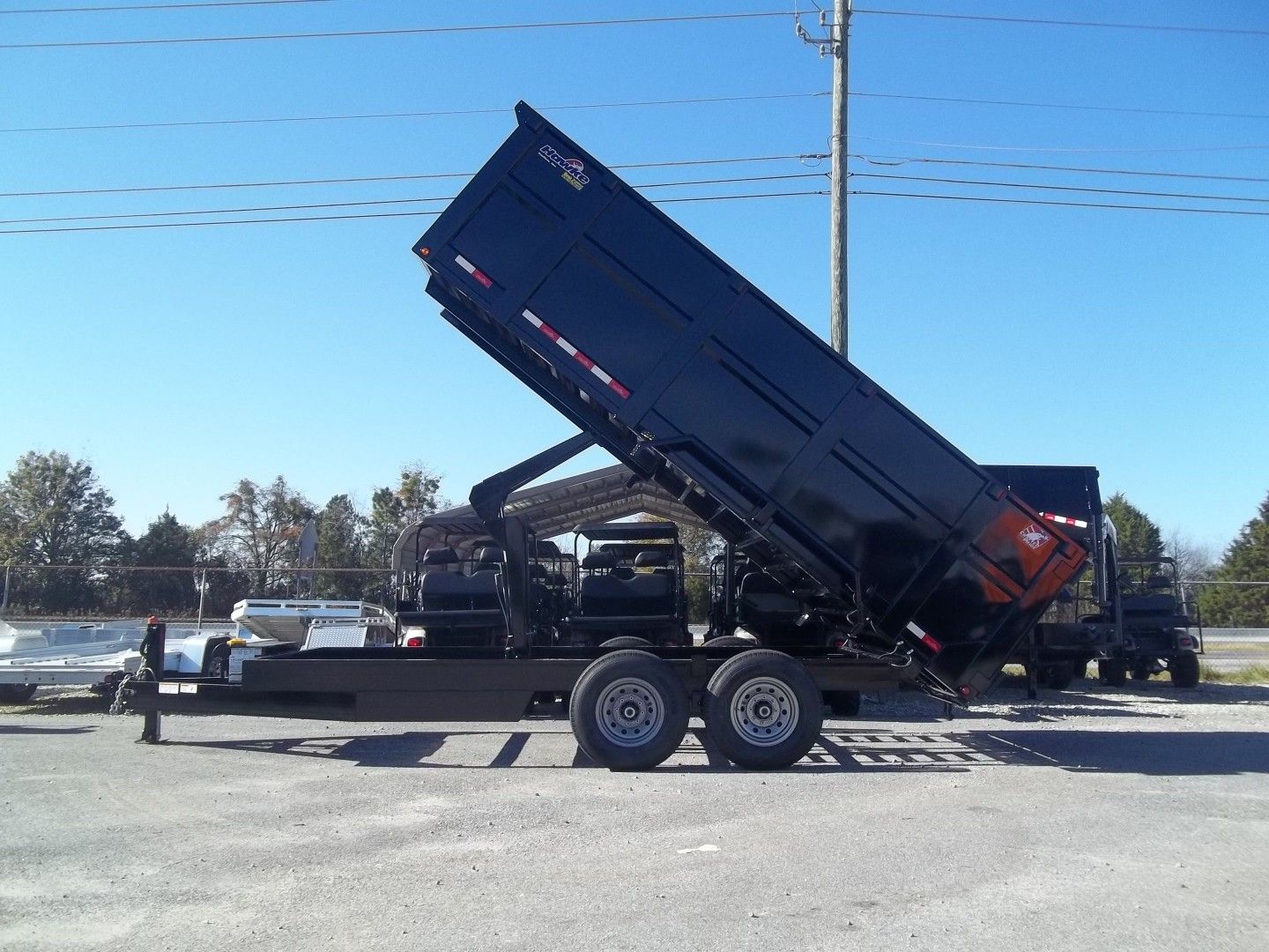 Dump trailer dump trailer was a friend of mine and he passed away so I have it at all I got is a bill of sale