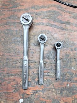 Vintage Craftsman Roundhead ratchets
