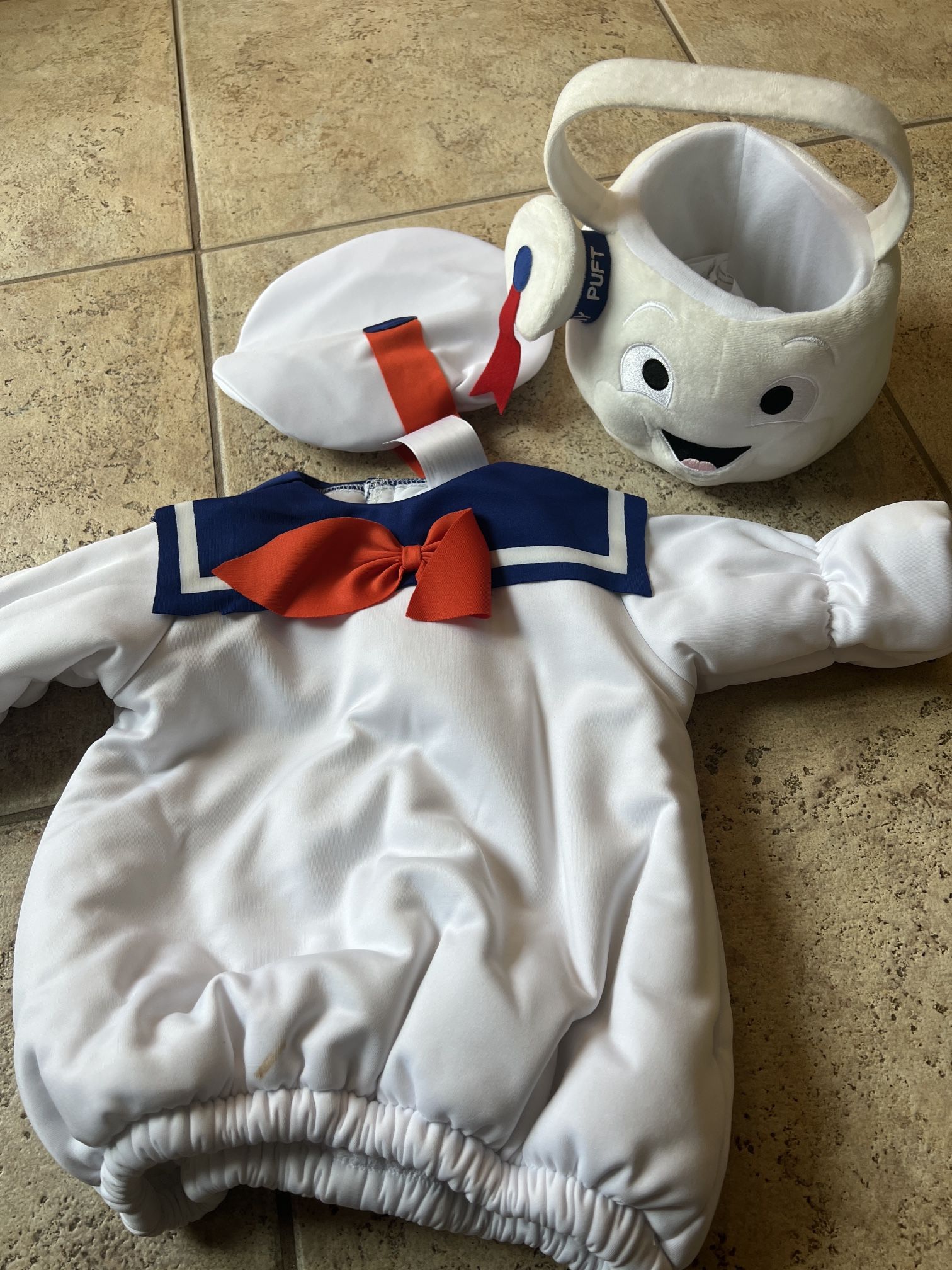 Ghost Busters Belly Stay Puft Mashmallow With Basket