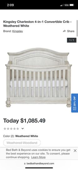 Kingsley Charleston 4-in-1 Convertible Crib : BRAND NEW
