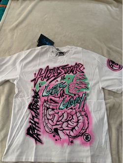 HELLSTAR⭐️🔥 white shirt size Medium
