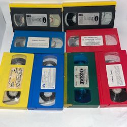 Colored VHS VCR Cases All For $25