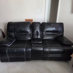 Free Reclining  Loveseat and Couch